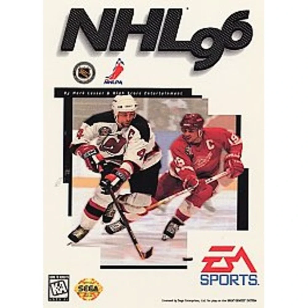NHL 96 (Sega Genesis, 1995) 1996 Complete Case And Game Tested
